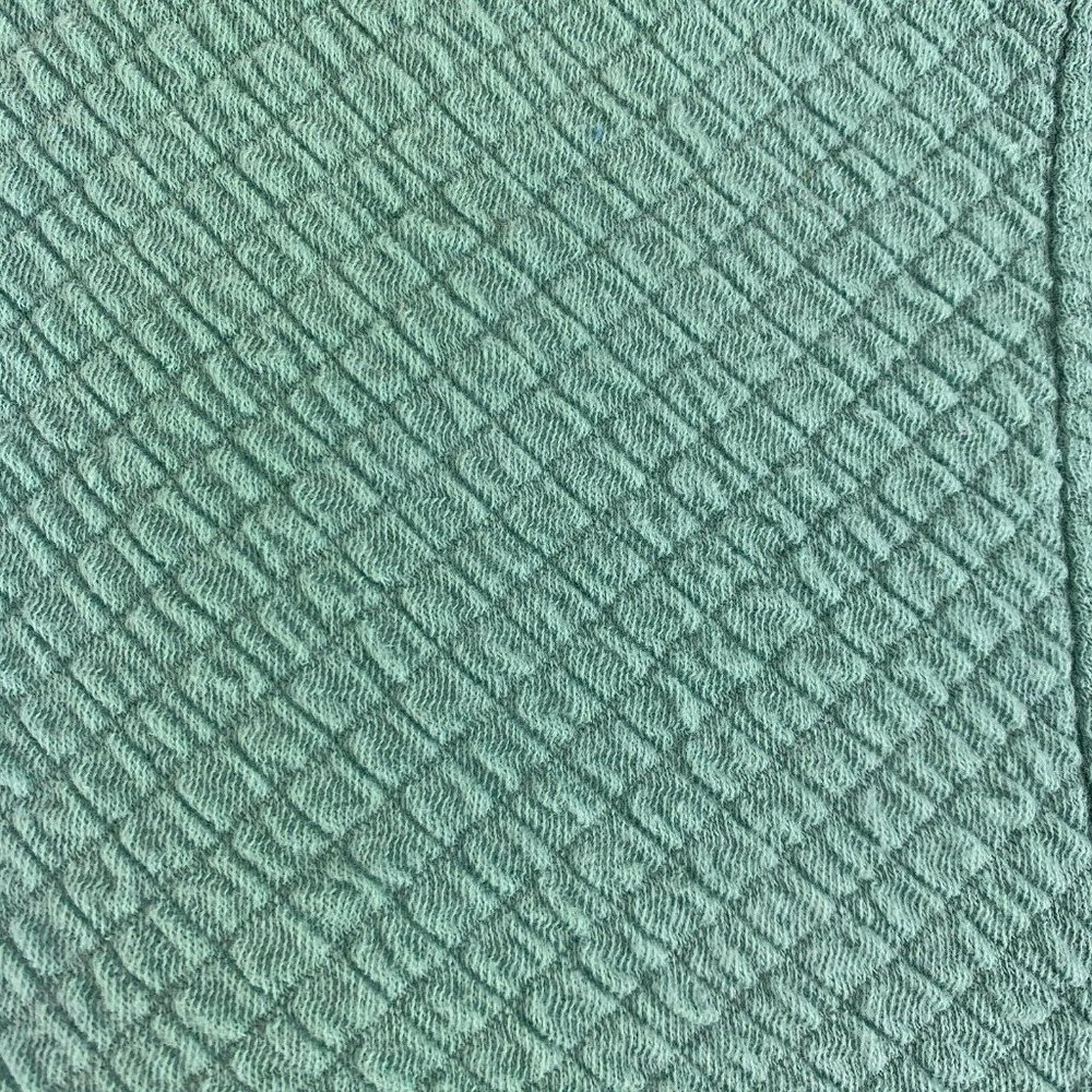 J. Jill Pure XSP Waffle Teal Blue One Pocket Blous - Picture 4 of 7